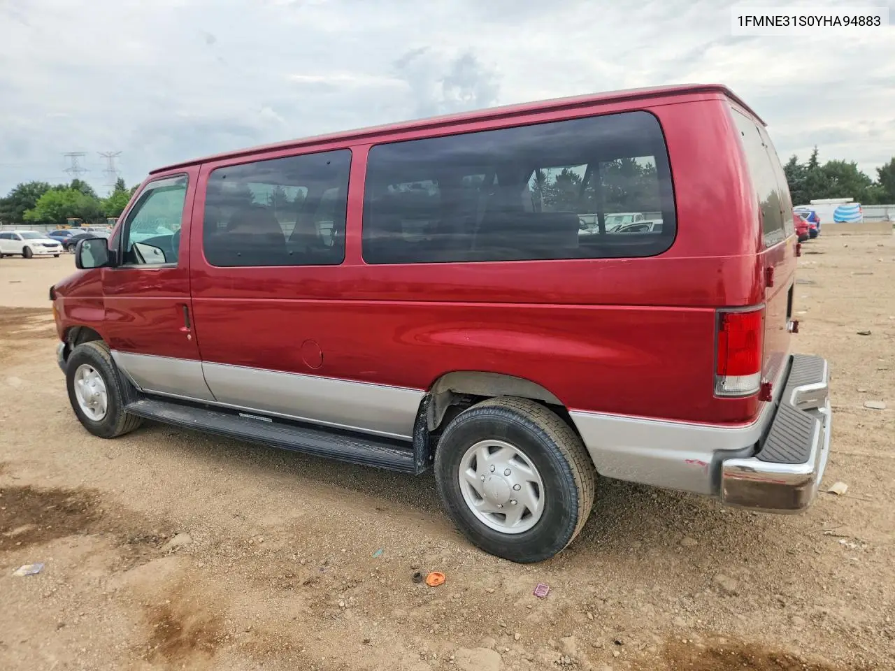 2000 Ford Econoline E350 Super Duty Wagon VIN: 1FMNE31S0YHA94883 Lot: 59890416