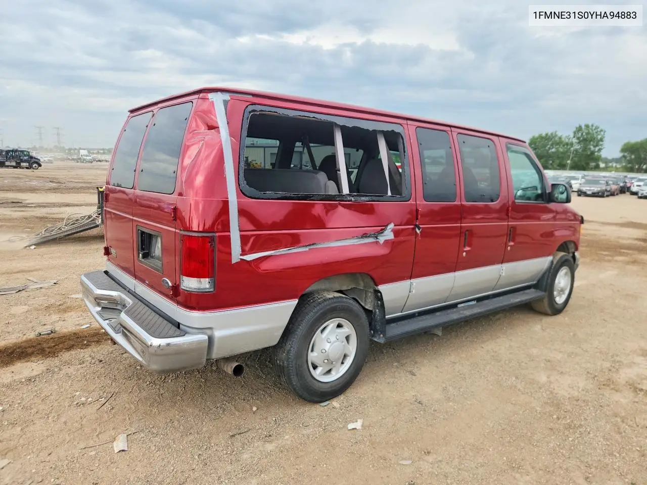 2000 Ford Econoline E350 Super Duty Wagon VIN: 1FMNE31S0YHA94883 Lot: 59890416