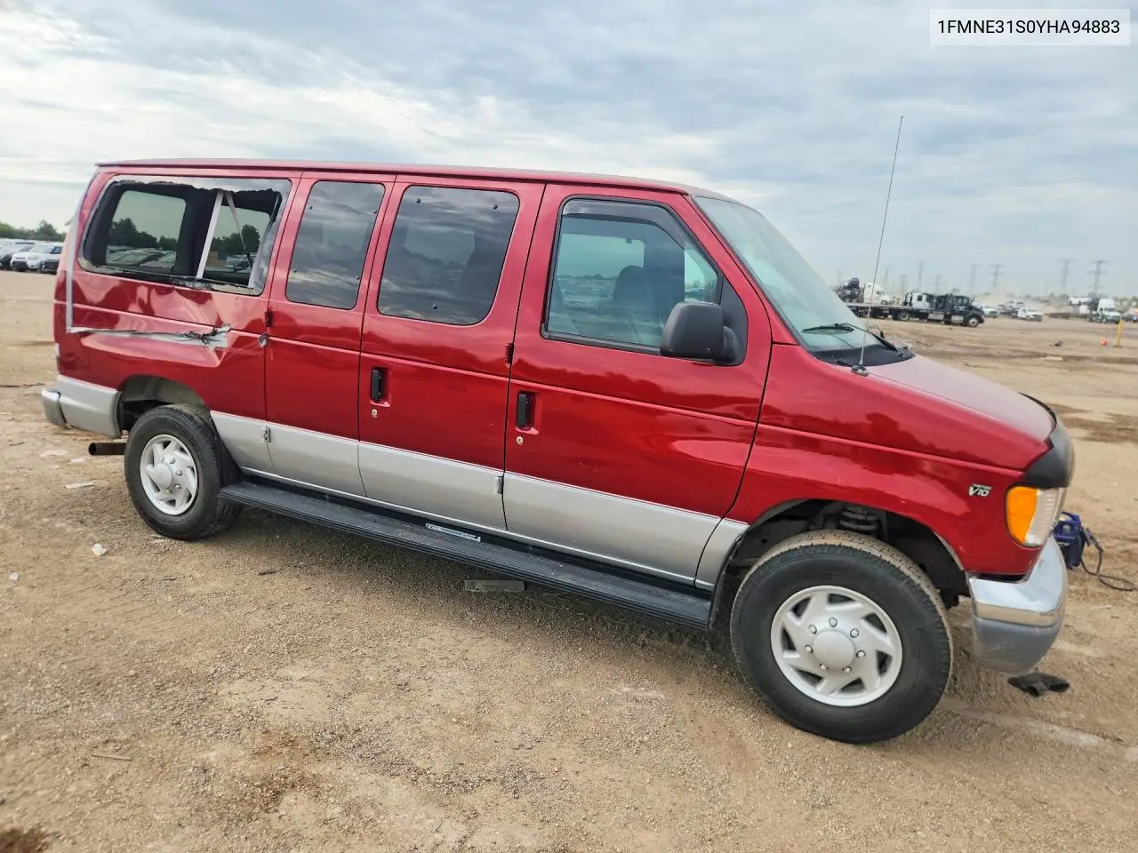 2000 Ford Econoline E350 Super Duty Wagon VIN: 1FMNE31S0YHA94883 Lot: 59890416
