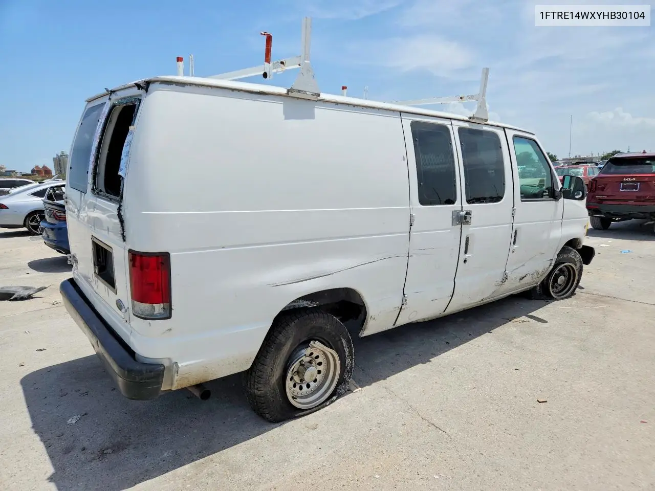 2000 Ford Econoline E150 Van VIN: 1FTRE14WXYHB30104 Lot: 61482336