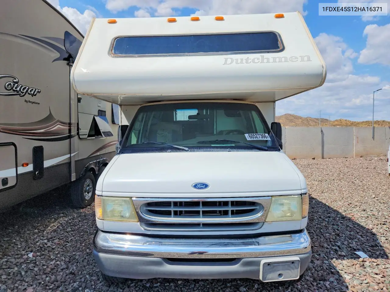 2002 Ford Econoline E450 Super Duty Cutaway Van VIN: 1FDXE45S12HA16371 Lot: 60527366