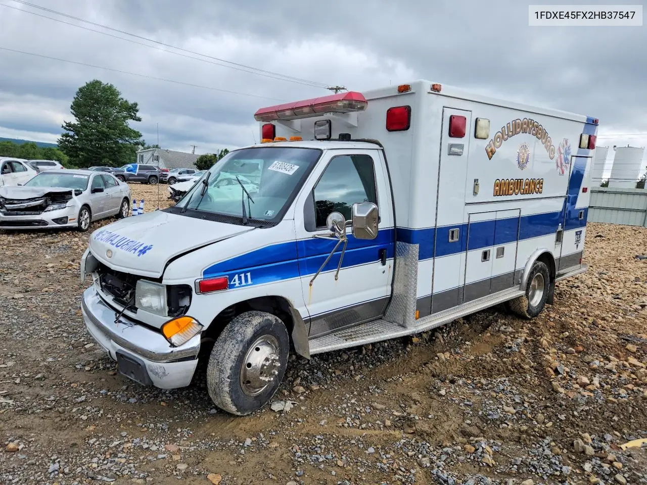 2002 Ford Econoline - Ambulance VIN: 1FDXE45FX2HB37547 Lot: 61308426