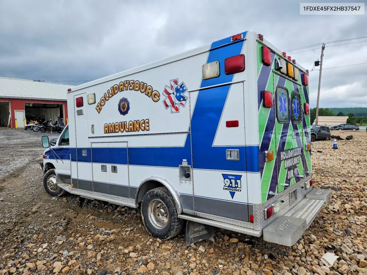 2002 Ford Econoline - Ambulance VIN: 1FDXE45FX2HB37547 Lot: 61308426