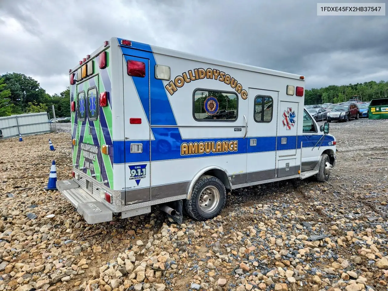 2002 Ford Econoline - Ambulance VIN: 1FDXE45FX2HB37547 Lot: 61308426