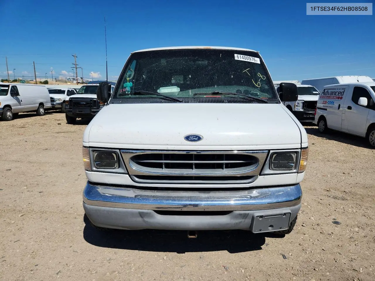 2002 Ford Econoline E350 Super Duty Van VIN: 1FTSE34F62HB08508 Lot: 61400976