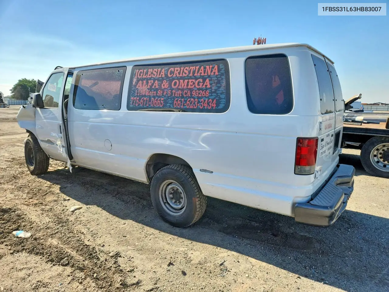 2003 Ford Econoline E350 Super Duty Wagon VIN: 1FBSS31L63HB83007 Lot: 57574266