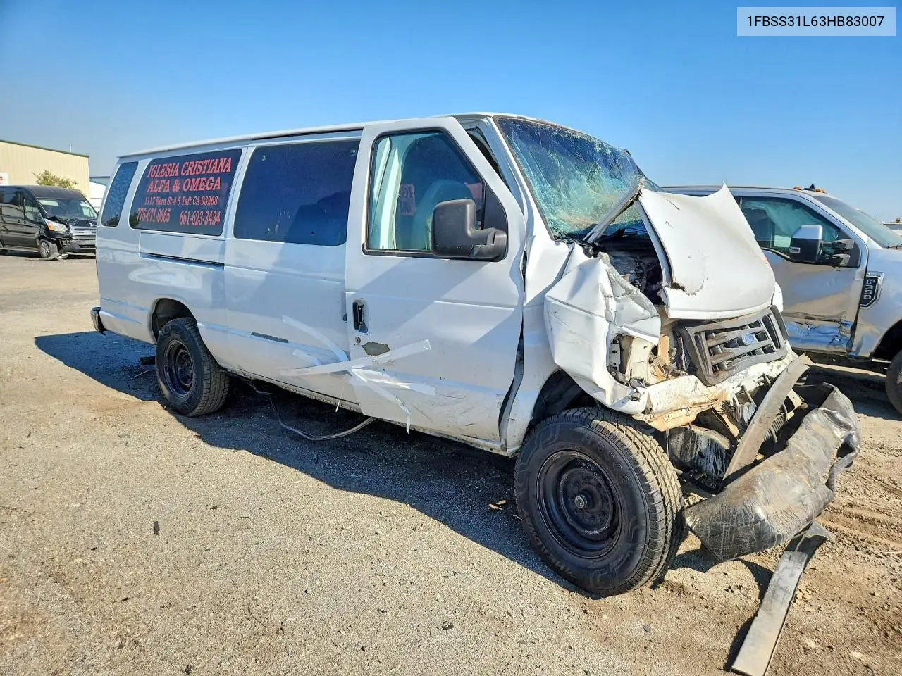 2003 Ford Econoline E350 Super Duty Wagon VIN: 1FBSS31L63HB83007 Lot: 57574266
