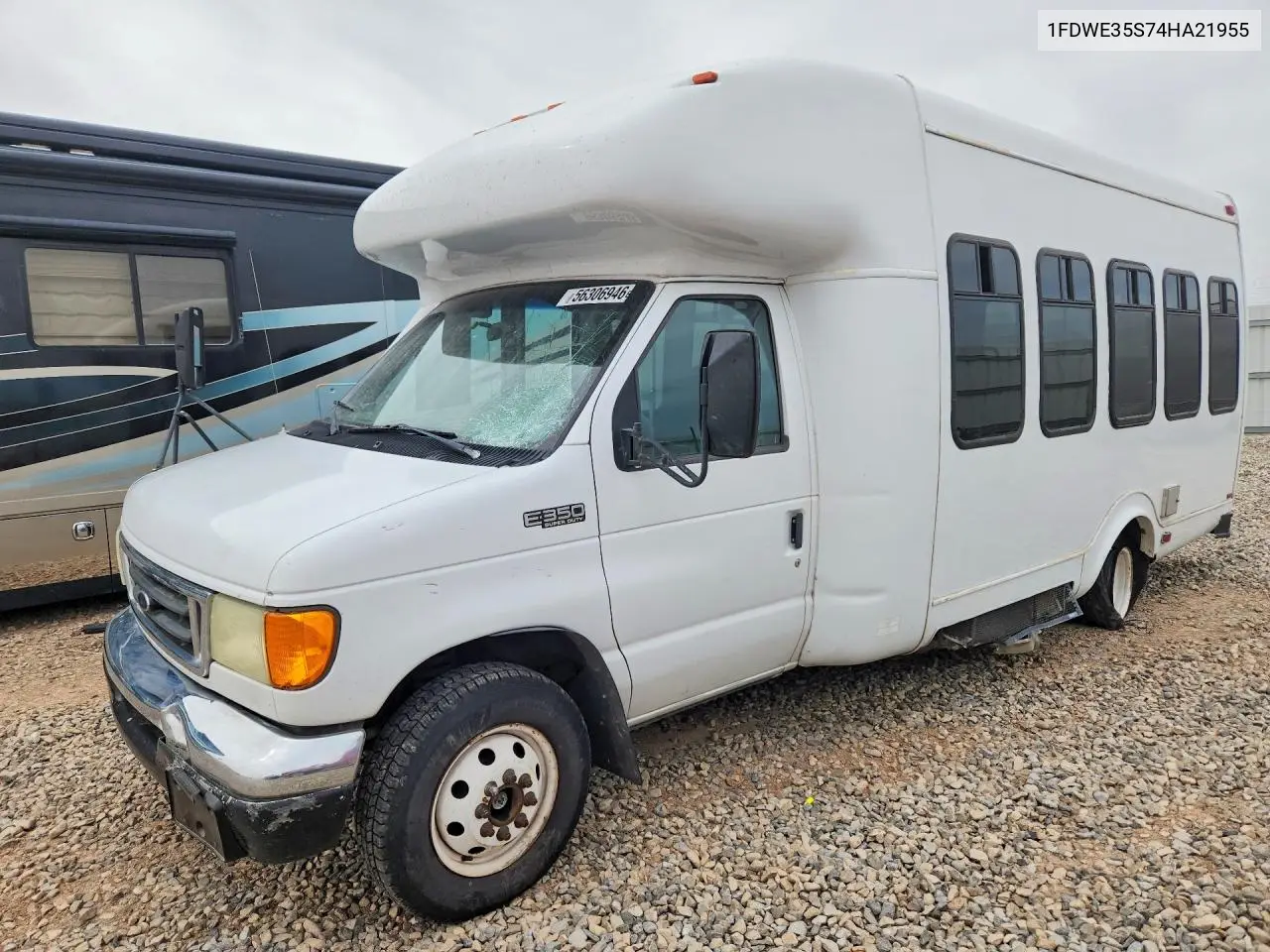 2004 Ford Econoline E350 Super Duty Cutaway Van VIN: 1FDWE35S74HA21955 Lot: 56306946