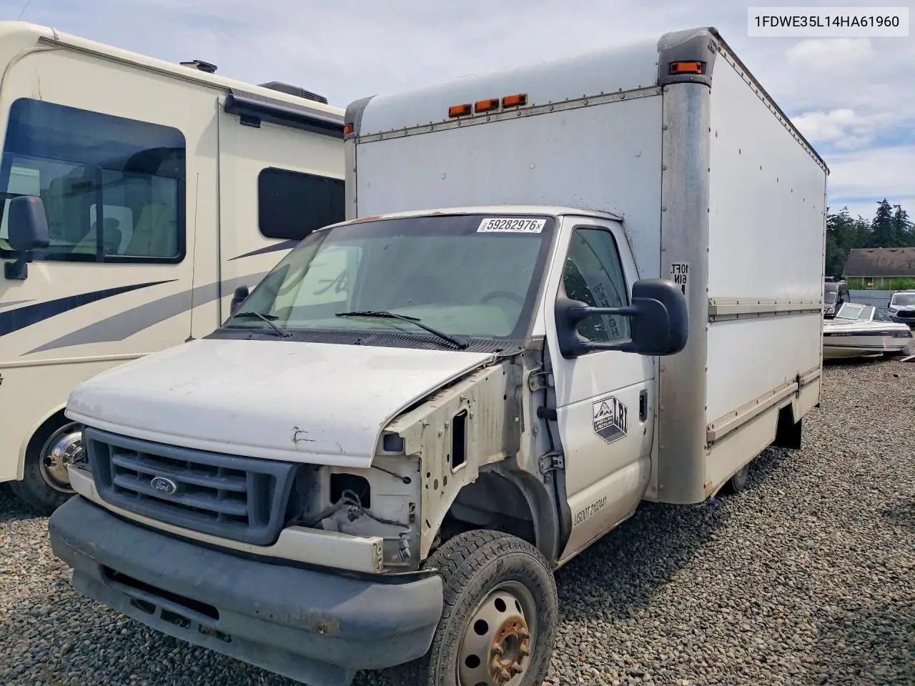 2004 Ford Econoline E350 Super Duty Cutaway Van VIN: 1FDWE35L14HA61960 Lot: 59282976