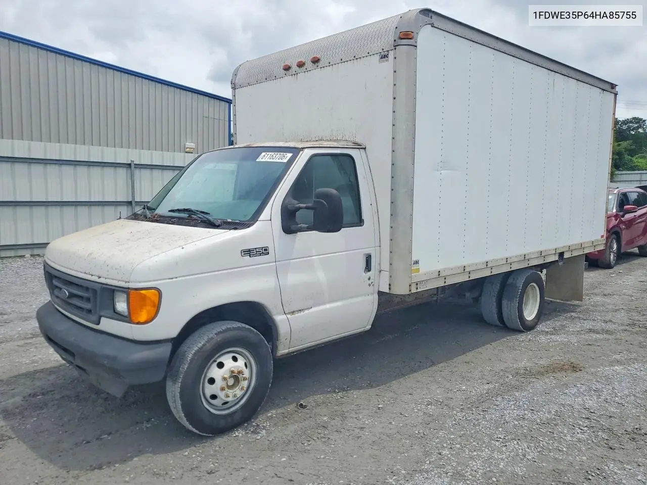 2004 Ford E350 Box Truck VIN: 1FDWE35P64HA85755 Lot: 61163706