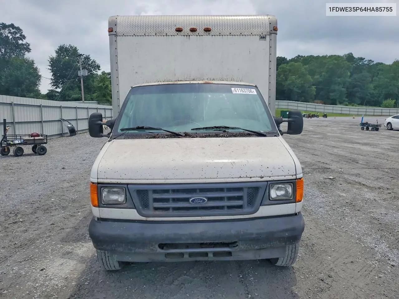 2004 Ford E350 Box Truck VIN: 1FDWE35P64HA85755 Lot: 61163706