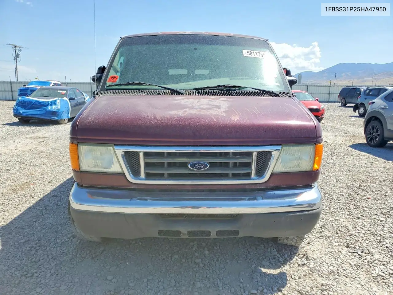2005 Ford E-Series VIN: 1FBSS31P25HA47950 Lot: 58117656