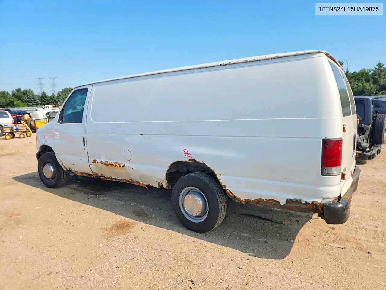 2005 Ford Econoline E250 Van VIN: 1FTNS24L15HA19875 Lot: 59736496