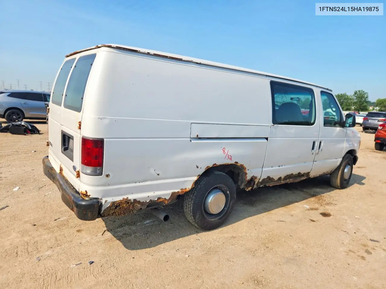 2005 Ford Econoline E250 Van VIN: 1FTNS24L15HA19875 Lot: 59736496