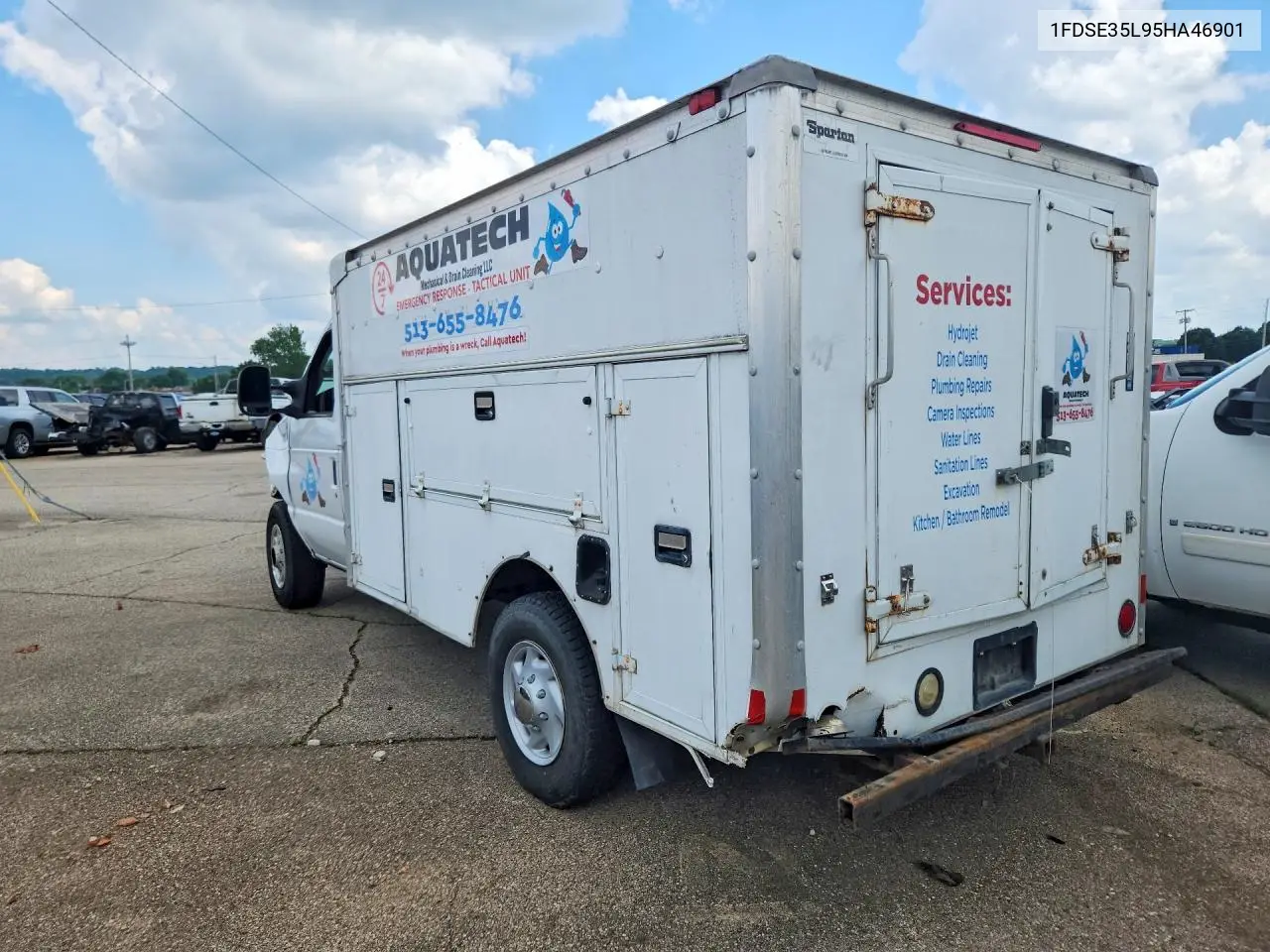 2005 Ford Econoline E350 Super Duty Cutaway Van VIN: 1FDSE35L95HA46901 Lot: 60630646