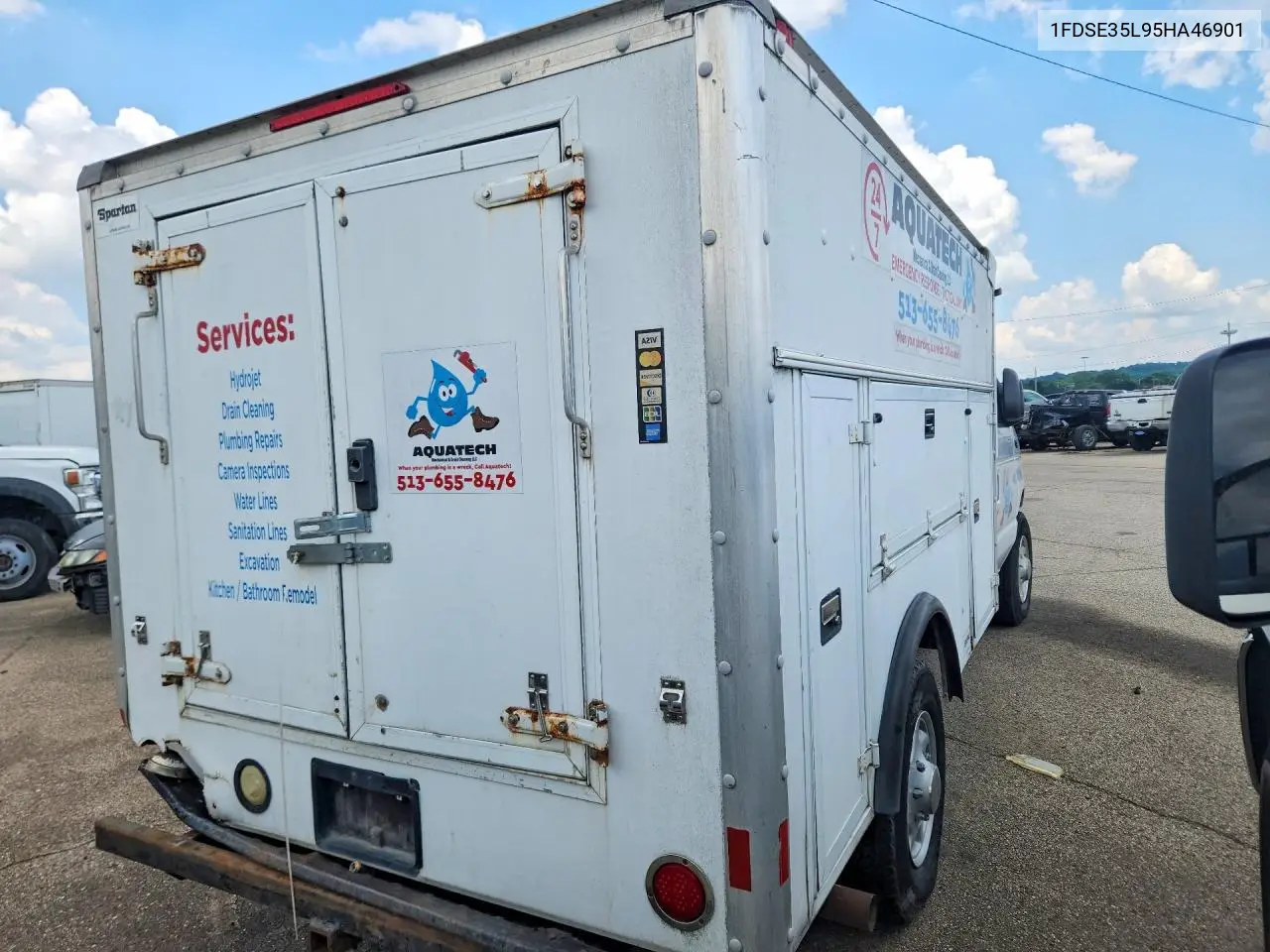 2005 Ford Econoline E350 Super Duty Cutaway Van VIN: 1FDSE35L95HA46901 Lot: 60630646