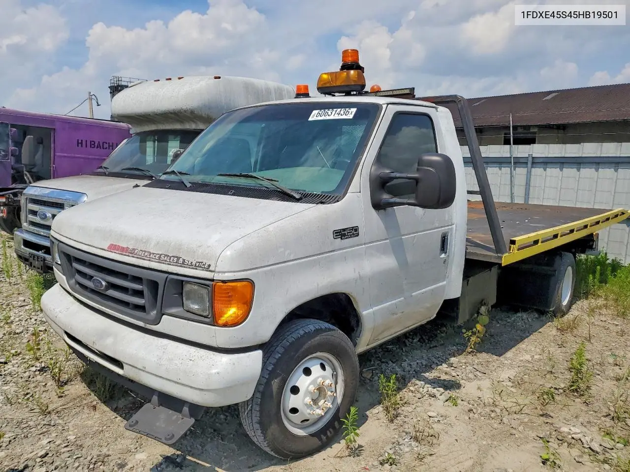 2005 Ford Econoline E450 Super Duty Cutaway Van VIN: 1FDXE45S45HB19501 Lot: 60631436