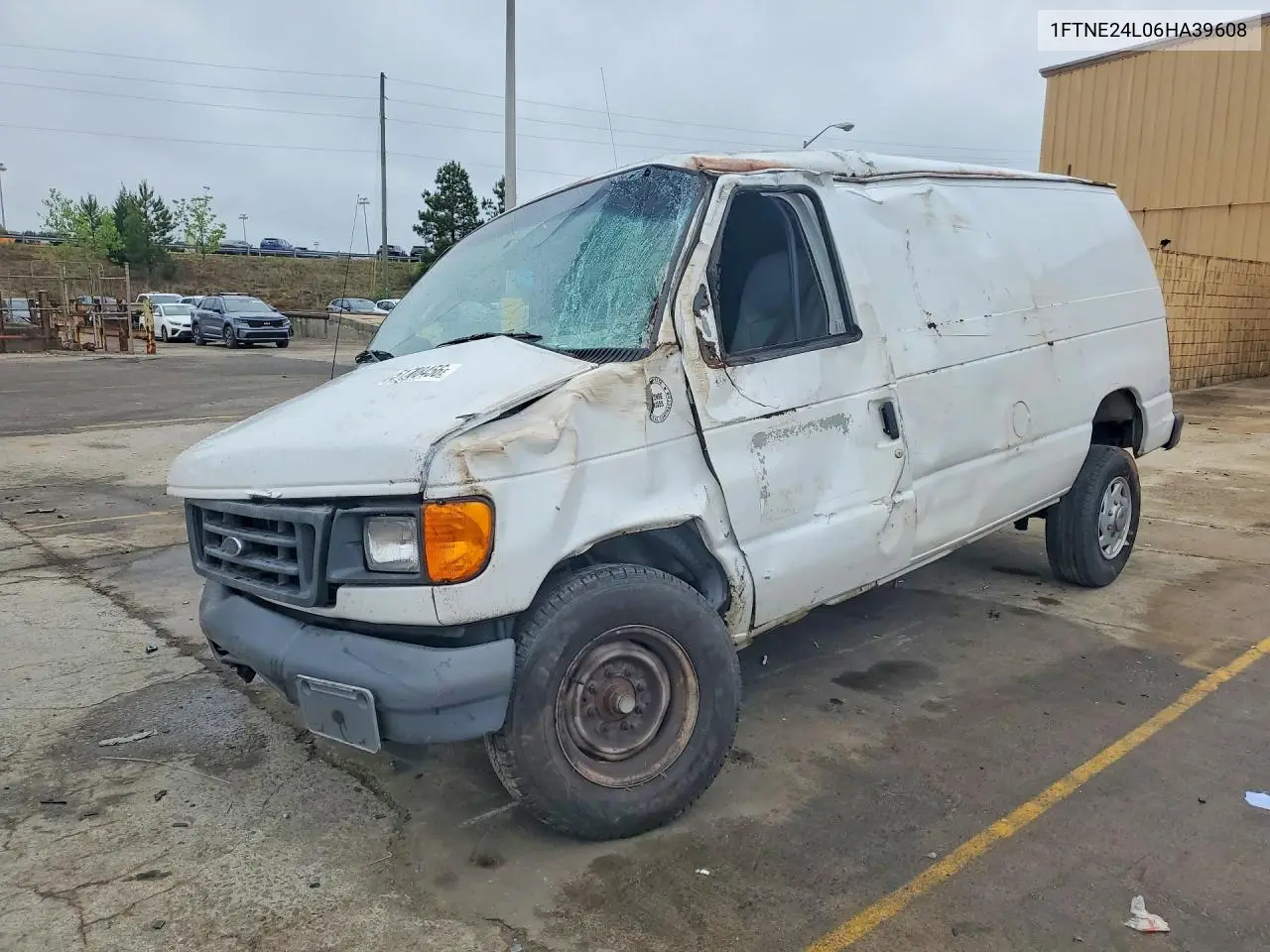 2006 Ford Econoline E250 Van VIN: 1FTNE24L06HA39608 Lot: 51708456