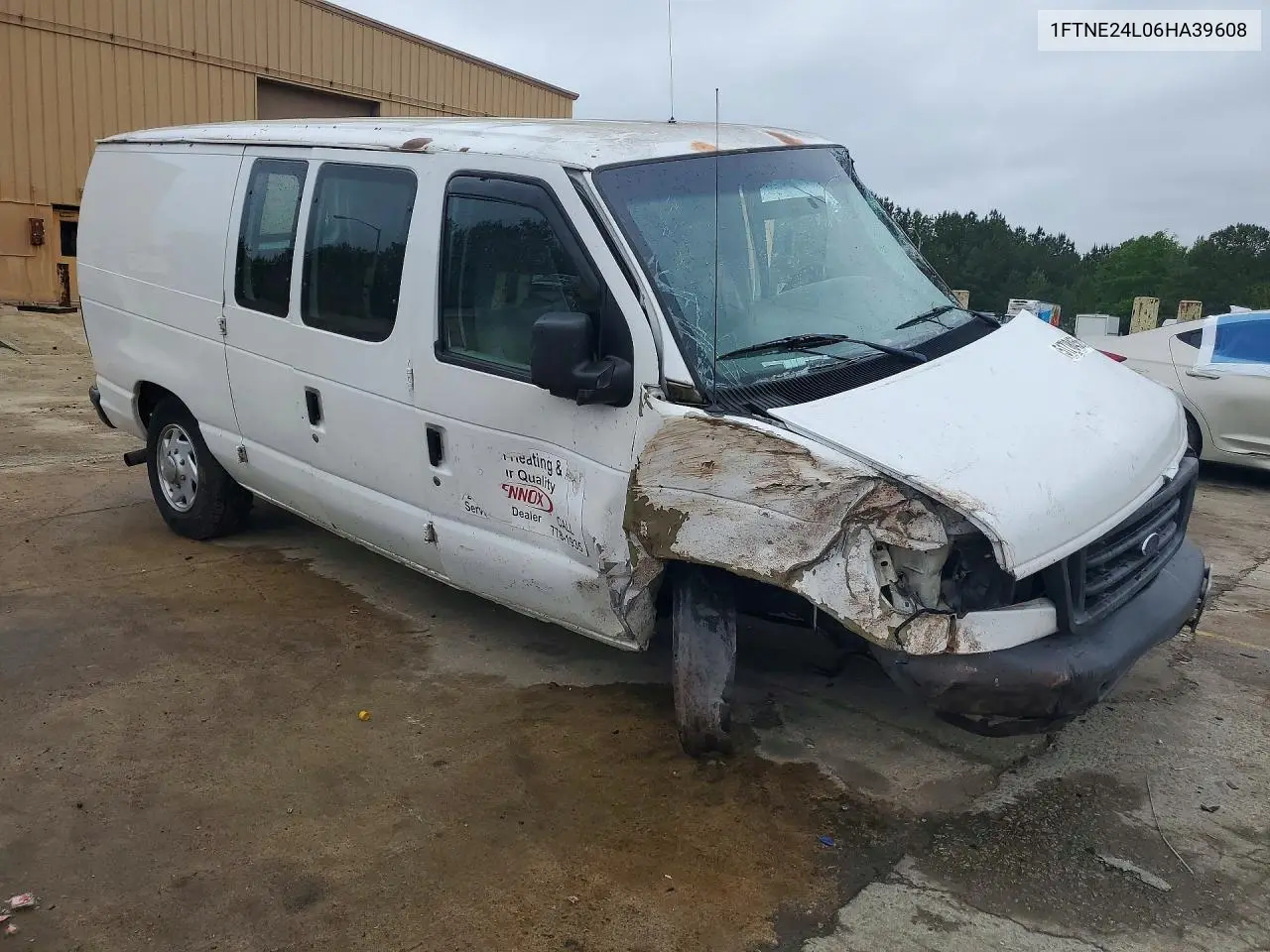 2006 Ford Econoline E250 Van VIN: 1FTNE24L06HA39608 Lot: 51708456