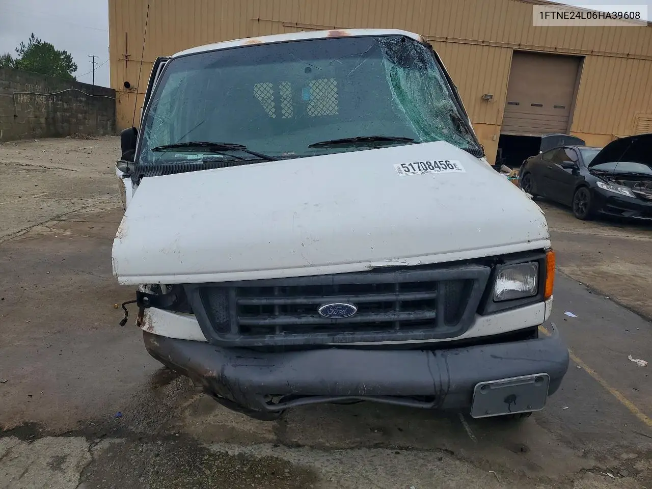 2006 Ford Econoline E250 Van VIN: 1FTNE24L06HA39608 Lot: 51708456