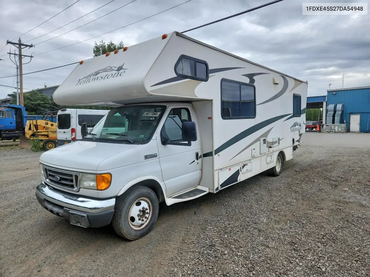 2007 Ford Yellowston Rv VIN: 1FDXE45S27DA54948 Lot: 59377086