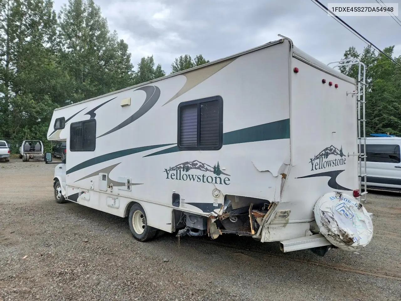2007 Ford Yellowston Rv VIN: 1FDXE45S27DA54948 Lot: 59377086