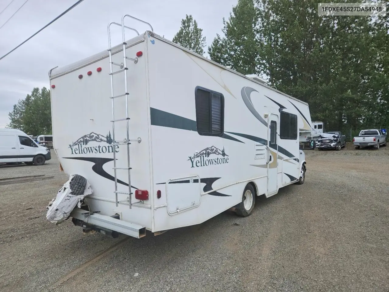 2007 Ford Yellowston Rv VIN: 1FDXE45S27DA54948 Lot: 59377086