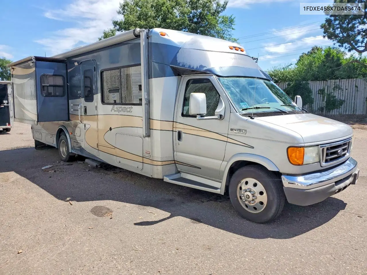 2007 Ford E450 Rv VIN: 1FDXE45SX7DA55474 Lot: 59673716