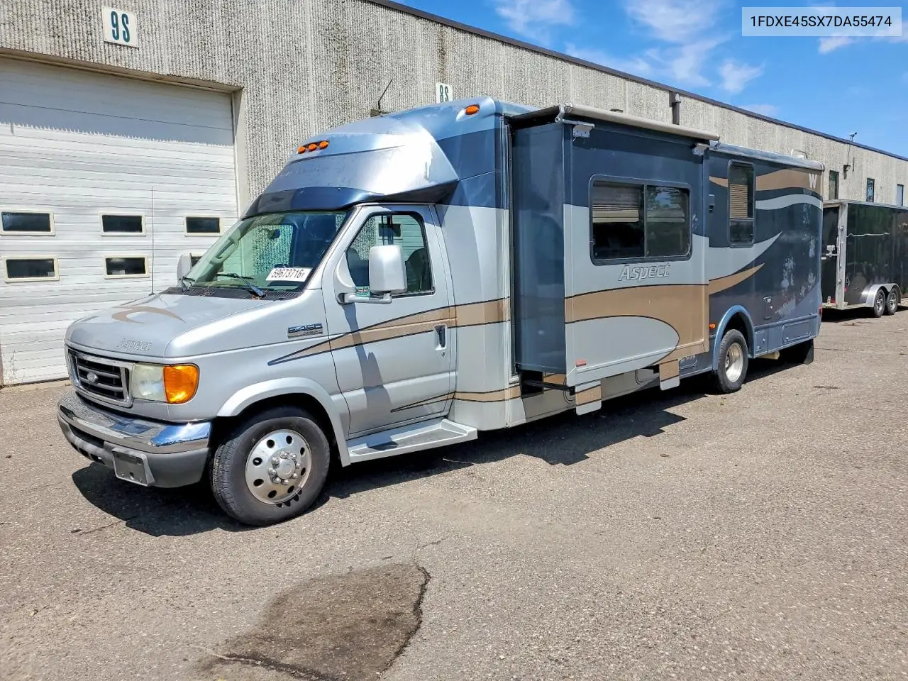 2007 Ford E450 Rv VIN: 1FDXE45SX7DA55474 Lot: 59673716