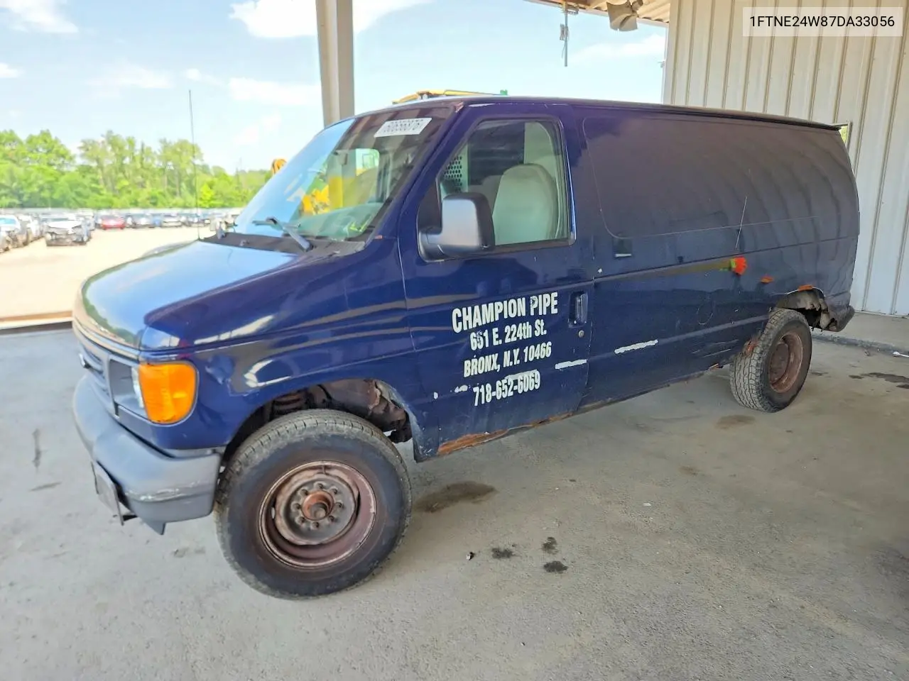2007 Ford Econoline E250 Van VIN: 1FTNE24W87DA33056 Lot: 60656876