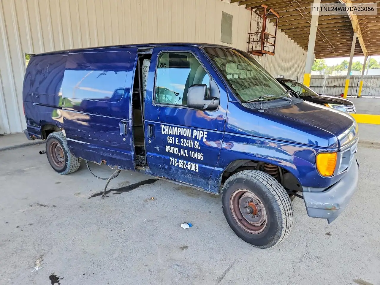 2007 Ford Econoline E250 Van VIN: 1FTNE24W87DA33056 Lot: 60656876