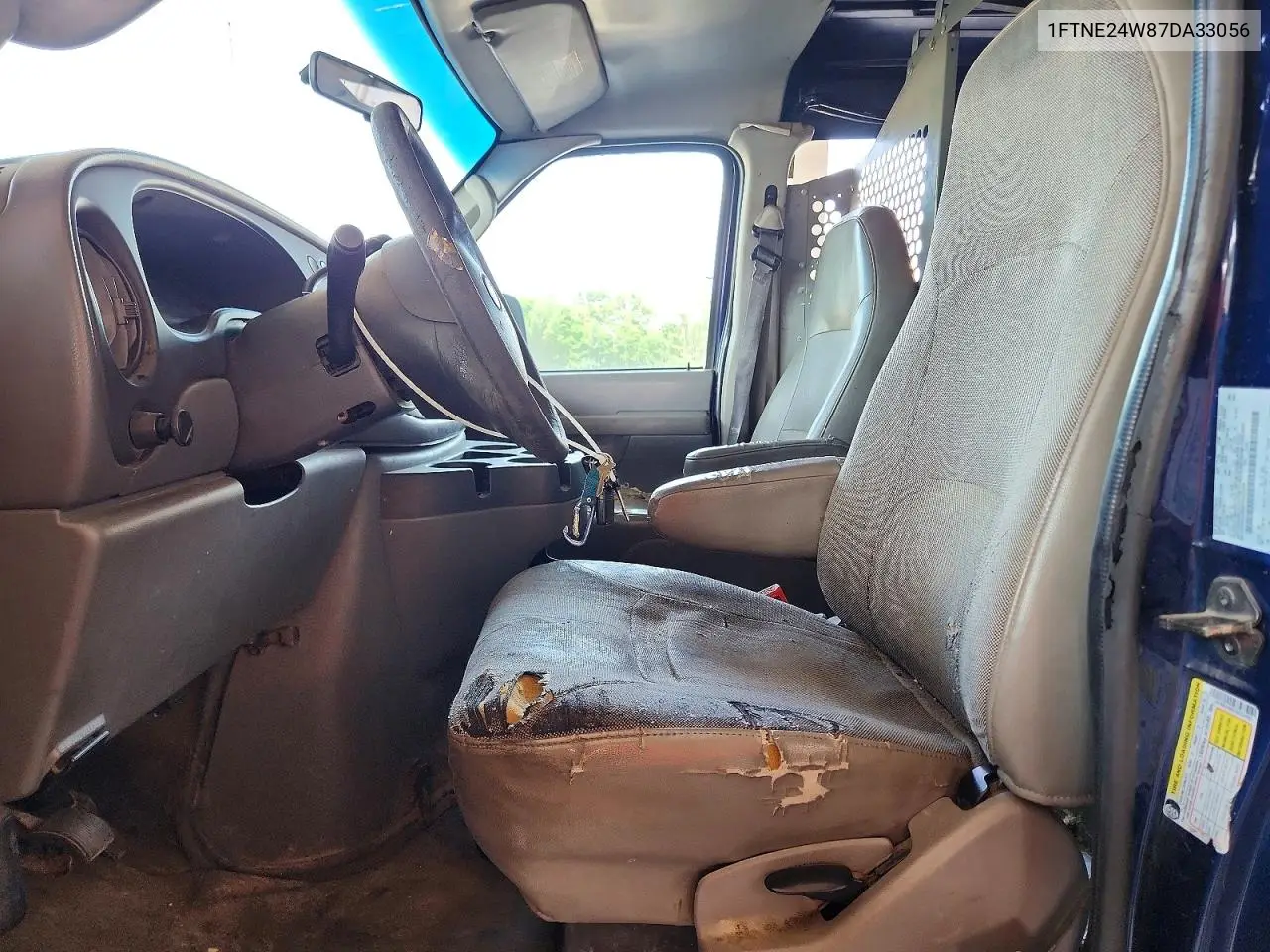 2007 Ford Econoline E250 Van VIN: 1FTNE24W87DA33056 Lot: 60656876