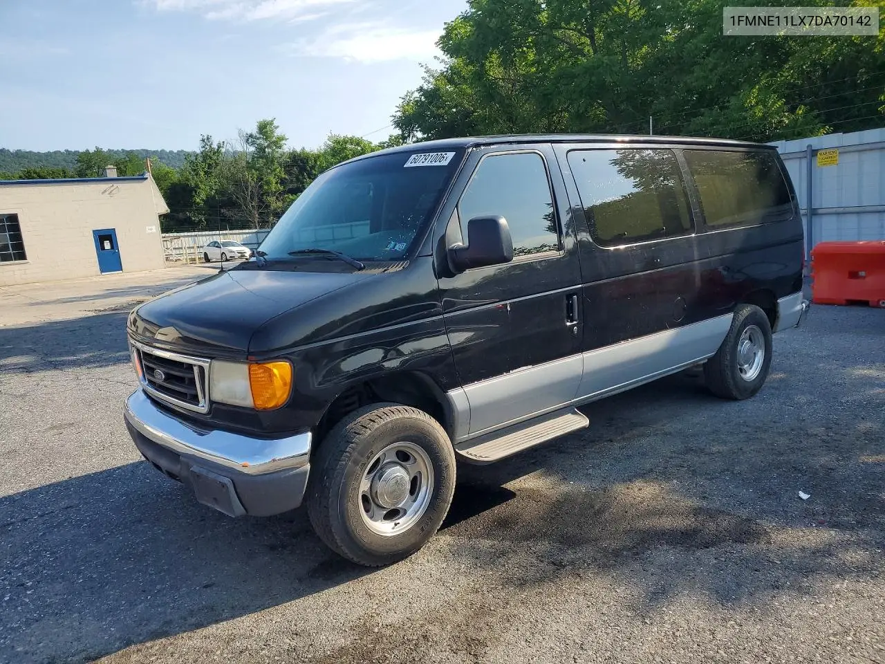 2007 Ford Econoline E150 Wagon VIN: 1FMNE11LX7DA70142 Lot: 60791006