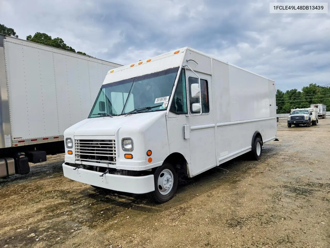 2008 Ford E450 Delivery Truck VIN: 1FCLE49L48DB13439 Lot: 59189766