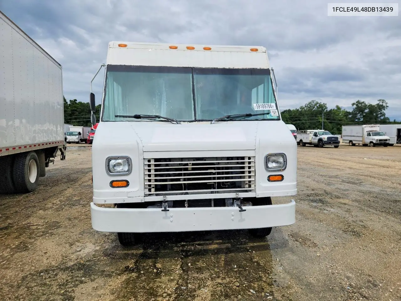 2008 Ford E450 Delivery Truck VIN: 1FCLE49L48DB13439 Lot: 59189766