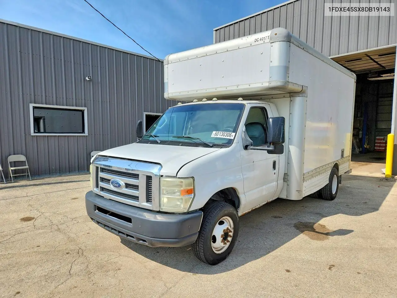 2008 Ford Econoline E450 Super Duty Cutaway Van VIN: 1FDXE45SX8DB19143 Lot: 60130306