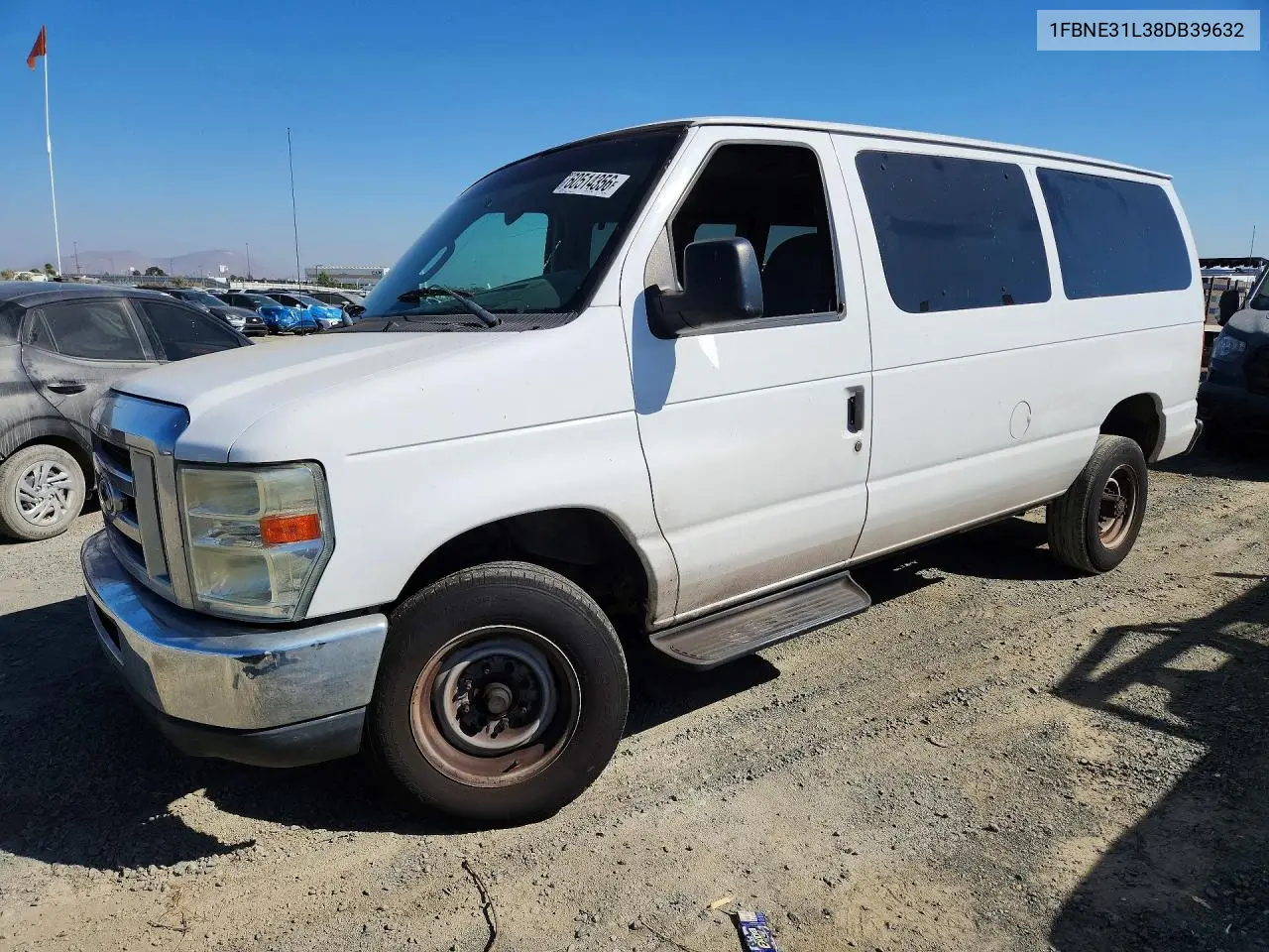 2008 Ford Econoline E350 Super Duty Wagon VIN: 1FBNE31L38DB39632 Lot: 60514356