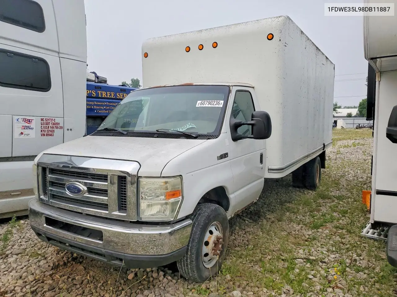 2008 Ford Econoline E350 Super Duty Cutaway Van VIN: 1FDWE35L98DB11887 Lot: 60790236