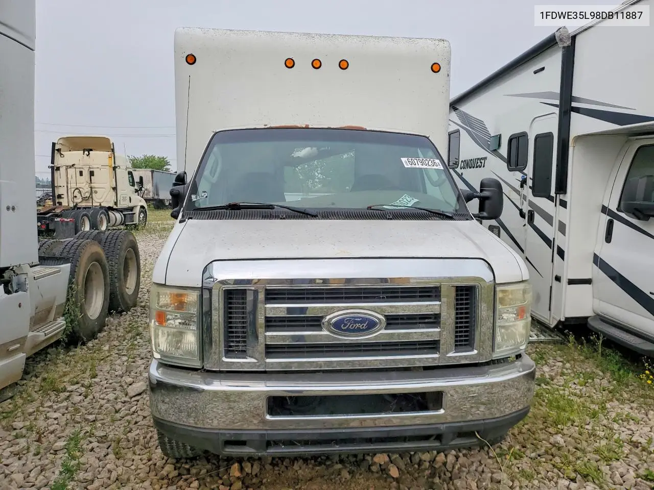 2008 Ford Econoline E350 Super Duty Cutaway Van VIN: 1FDWE35L98DB11887 Lot: 60790236