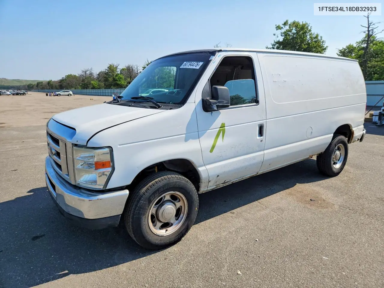 2008 Ford Econoline E350 Super Duty Van VIN: 1FTSE34L18DB32933 Lot: 60794476