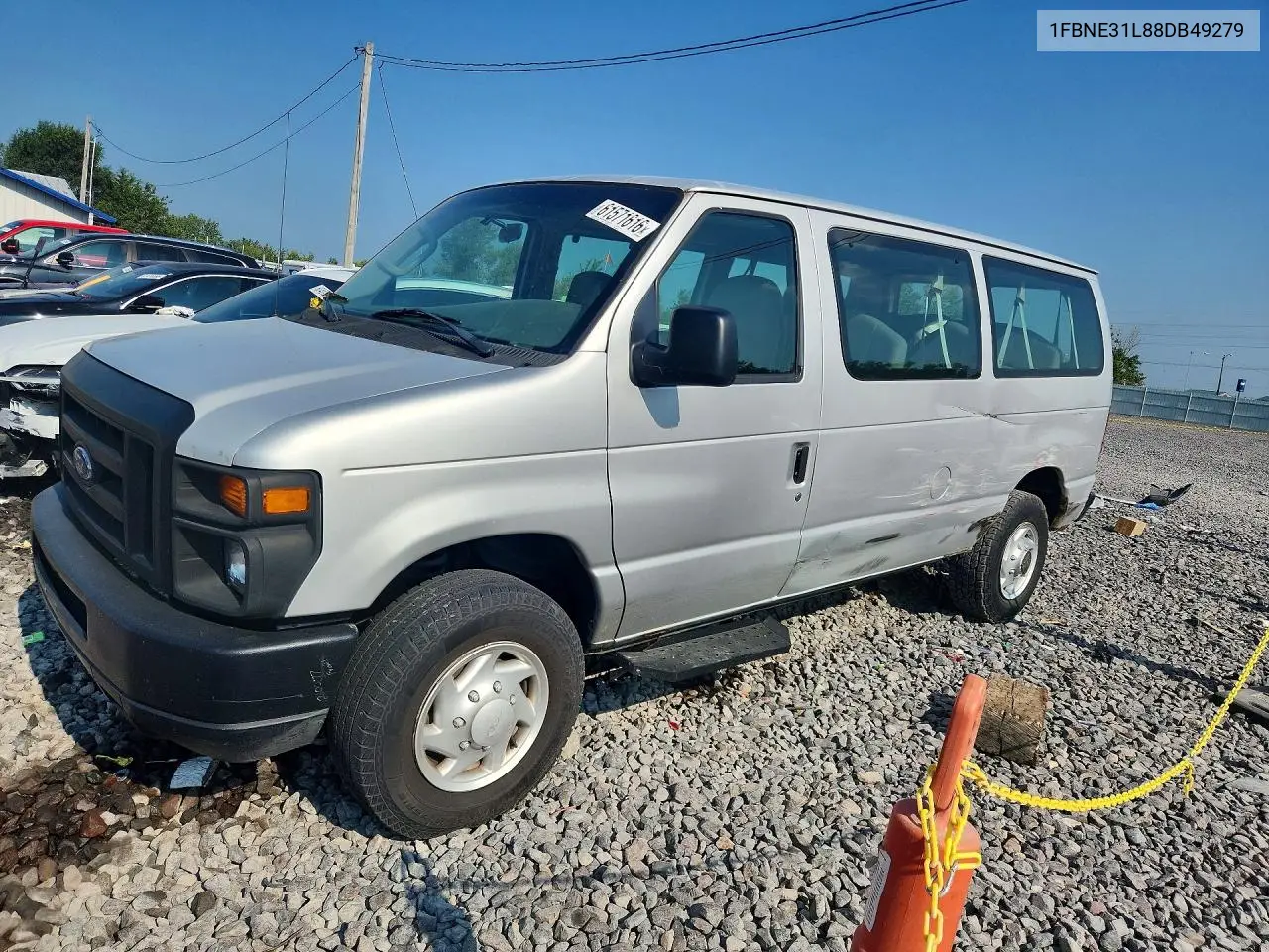 2008 Ford Econoline E350 Super Duty Wagon VIN: 1FBNE31L88DB49279 Lot: 61571616