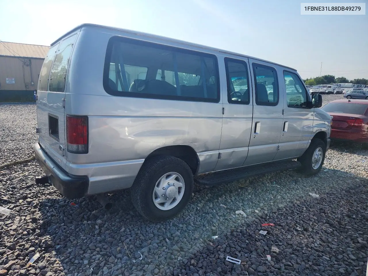 2008 Ford Econoline E350 Super Duty Wagon VIN: 1FBNE31L88DB49279 Lot: 61571616