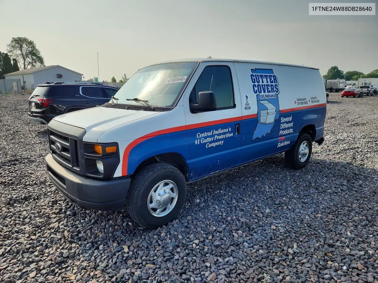 2008 Ford Econoline E250 Van VIN: 1FTNE24W88DB28640 Lot: 61698646