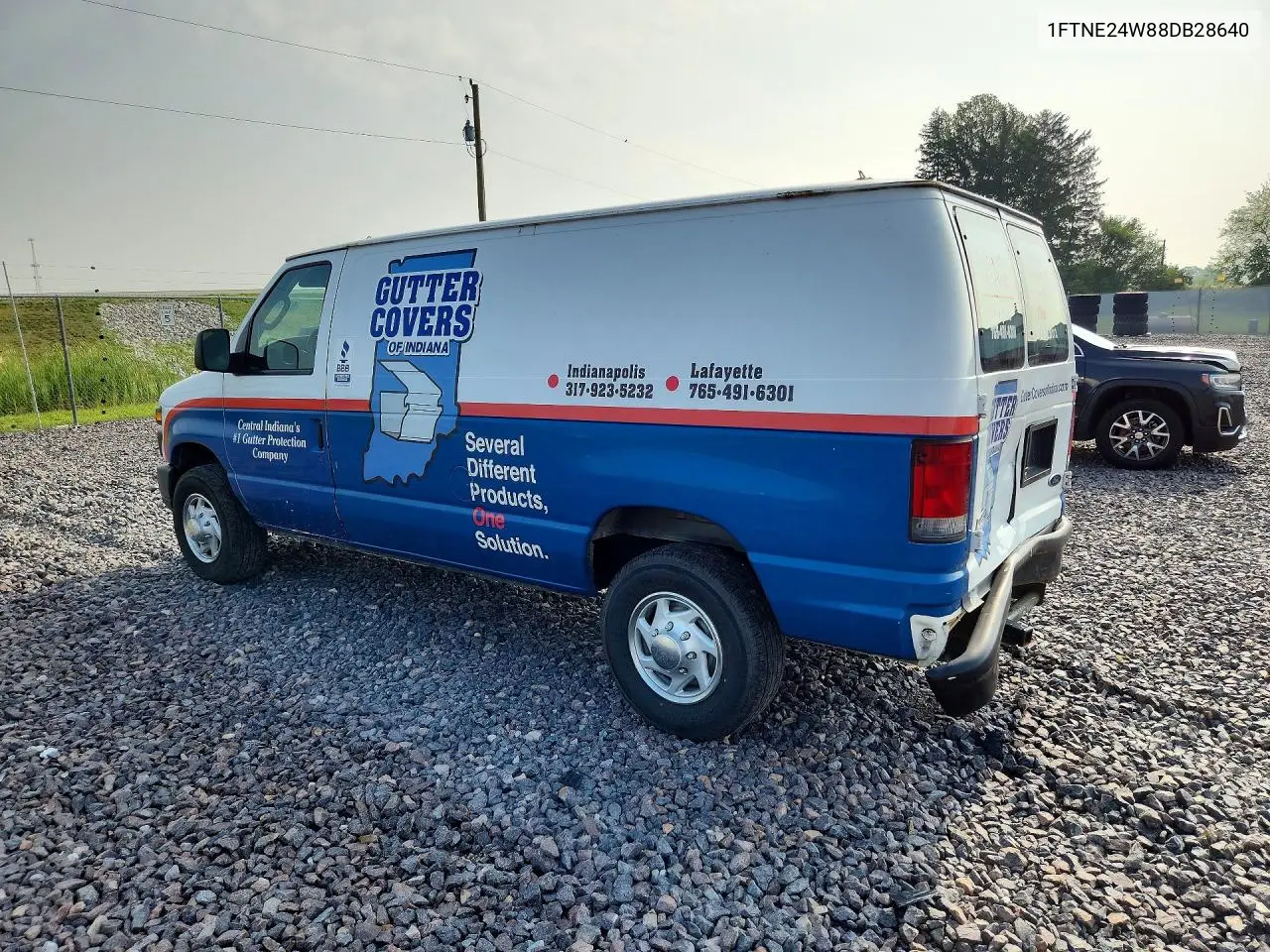 2008 Ford Econoline E250 Van VIN: 1FTNE24W88DB28640 Lot: 61698646