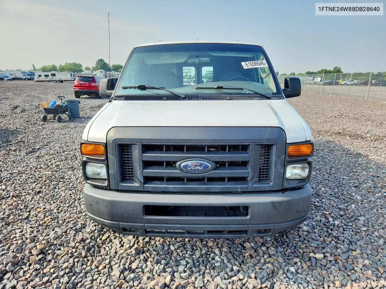 2008 Ford Econoline E250 Van VIN: 1FTNE24W88DB28640 Lot: 61698646