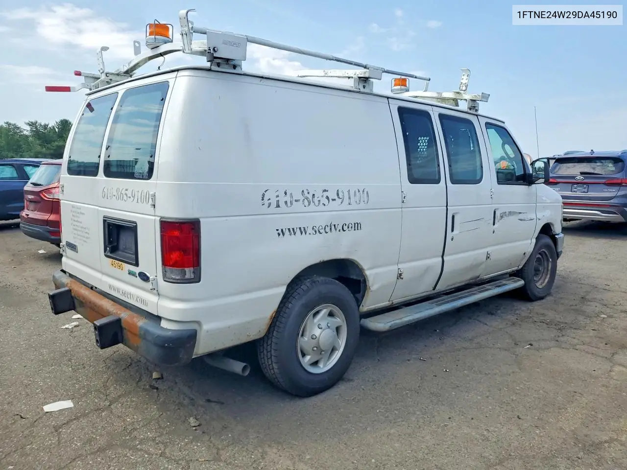 2009 Ford Econoline E250 Van VIN: 1FTNE24W29DA45190 Lot: 58774996