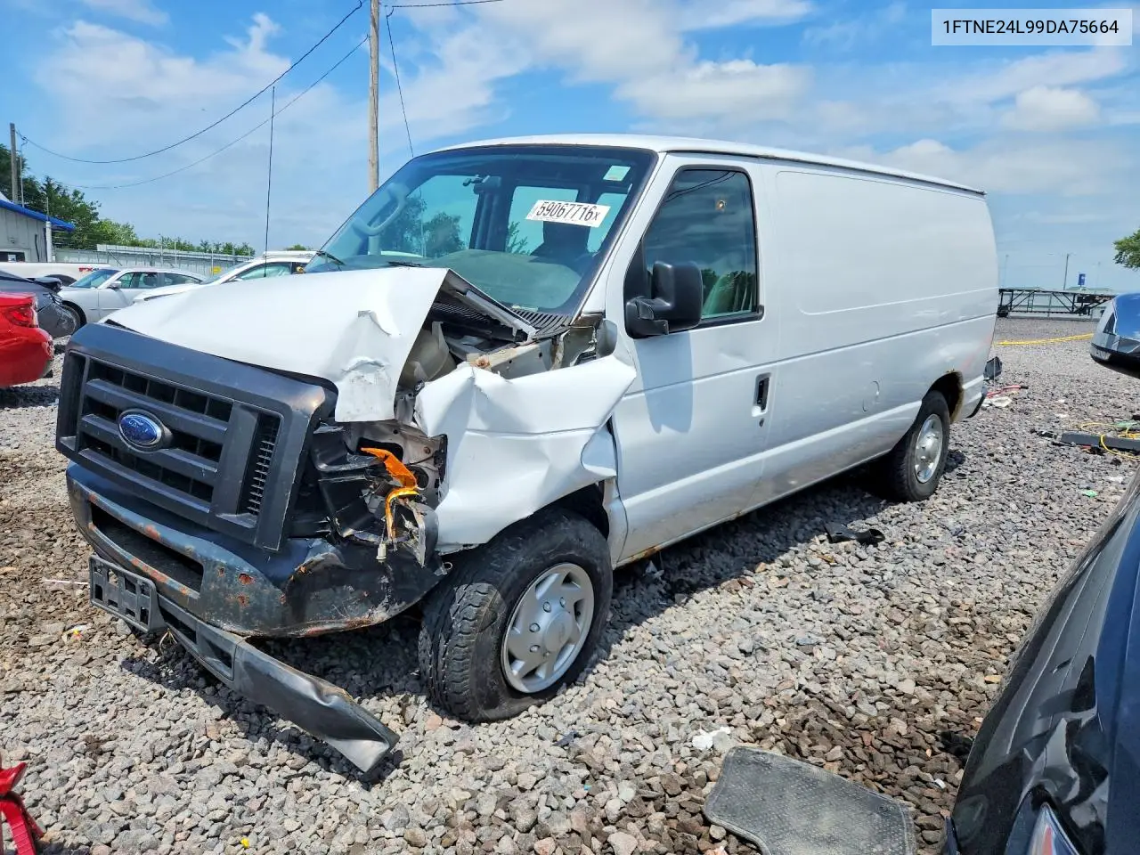2009 Ford Econoline E250 Van VIN: 1FTNE24L99DA75664 Lot: 59067716