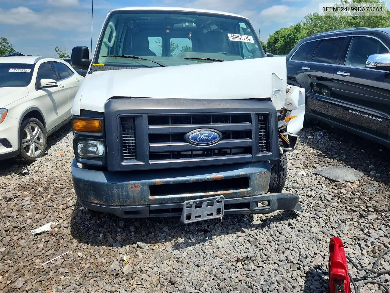 2009 Ford Econoline E250 Van VIN: 1FTNE24L99DA75664 Lot: 59067716