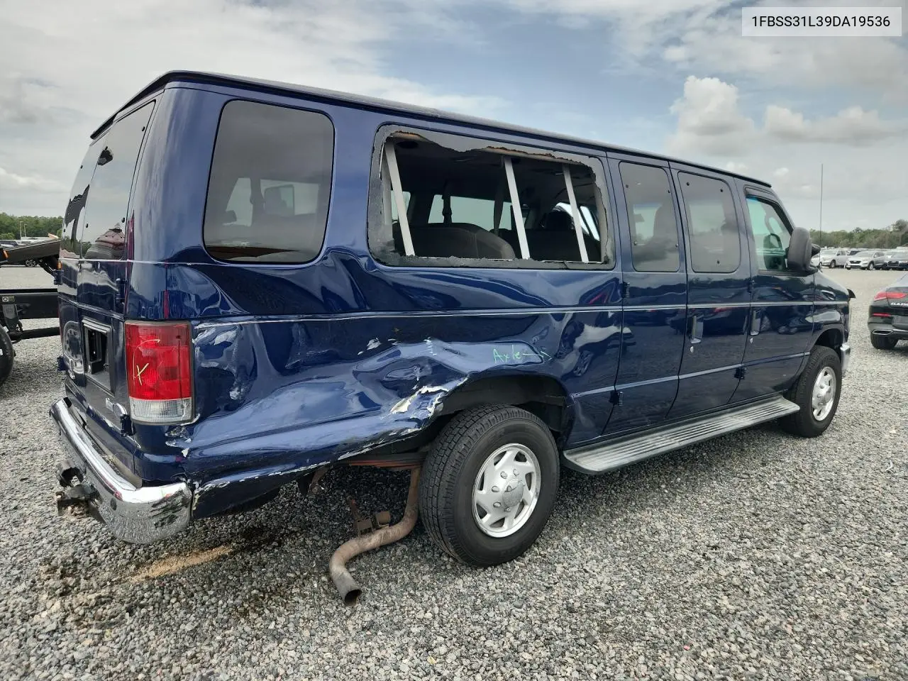 2009 Ford Econoline E350 Super Duty Wagon VIN: 1FBSS31L39DA19536 Lot: 60639556