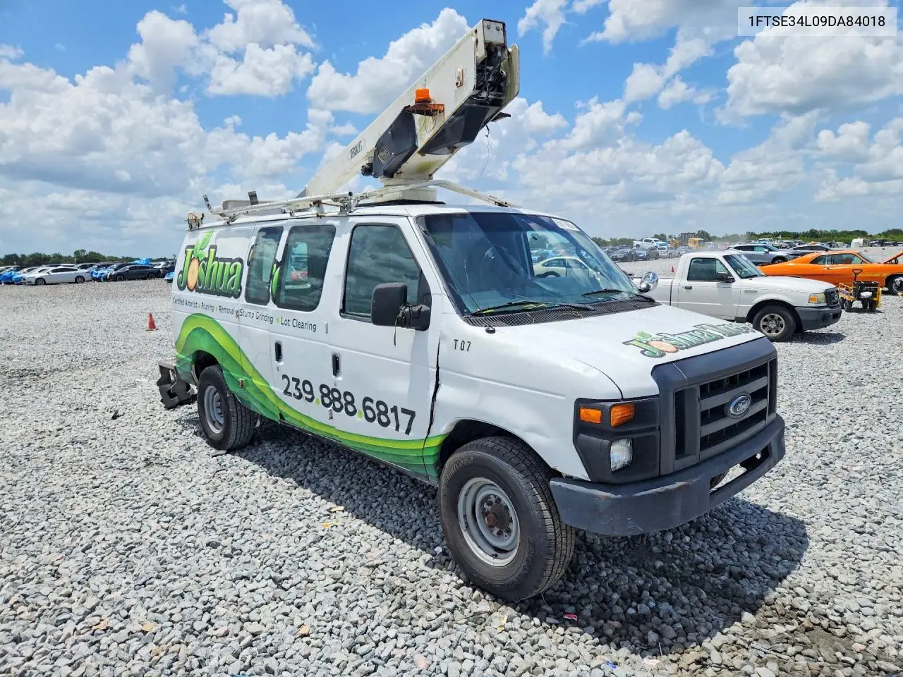 2009 Ford Econoline E350 Super Duty Van VIN: 1FTSE34L09DA84018 Lot: 60679956